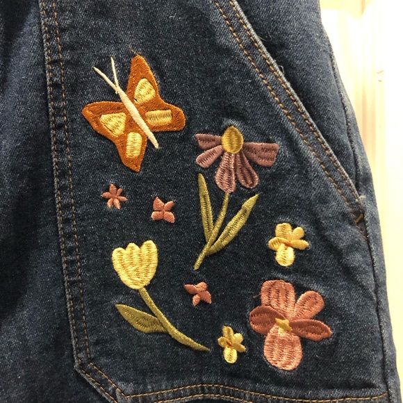 Princess Highway Floral Embroidered Denim Jeans 14 New ⭐️ - Picture 4 of 10